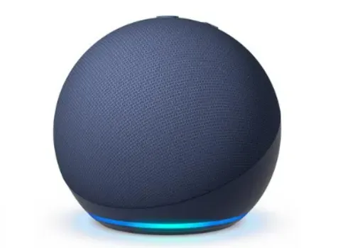 Echo Dot 5 Gerao Amazon, Com Alexa, Smart Speaker, Azul - B09b8qfyz2